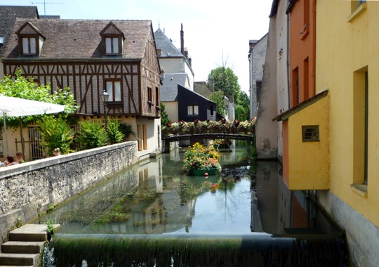 Montargis Town in France